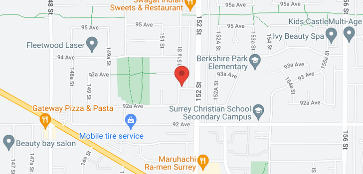 map of 9332 151A STREET